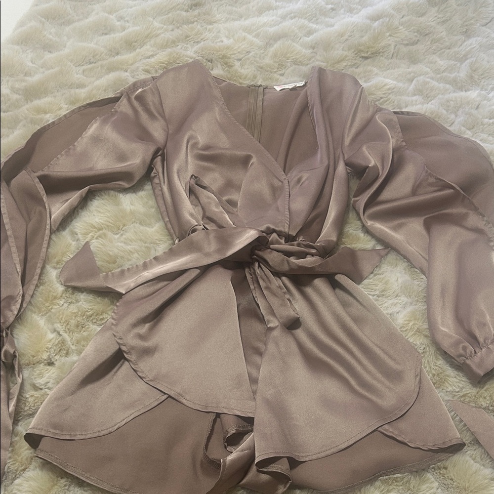 Elegant Satin Romper